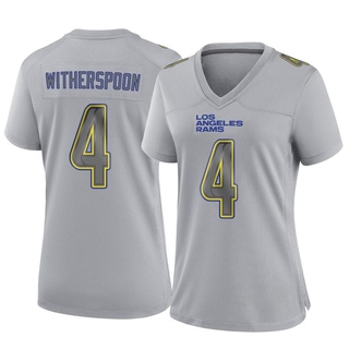 Game Ahkello Witherspoon Women's Los Angeles Rams Atmosphere Fashion Jersey - Gray