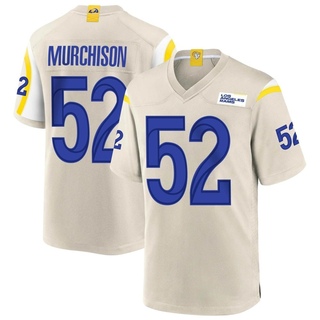 Game Larrell Murchison Men's Los Angeles Rams Bone Jersey