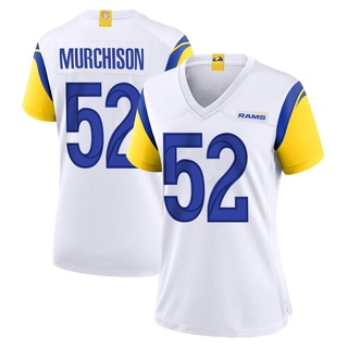 Game Larrell Murchison Women's Los Angeles Rams Jersey - White