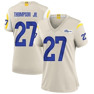 Game SaRodorick Thompson Jr. Women's Los Angeles Rams Bone Jersey