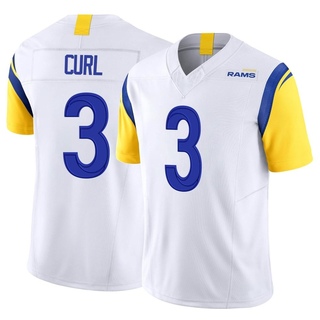 Limited Kamren Curl Men's Los Angeles Rams Vapor F.U.S.E. Jersey - White