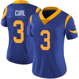 Limited Kamren Curl Women's Los Angeles Rams Alternate Vapor Untouchable Jersey - Royal