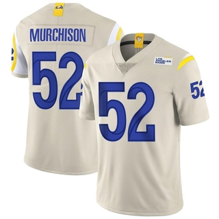 Limited Larrell Murchison Men's Los Angeles Rams Bone Vapor Jersey